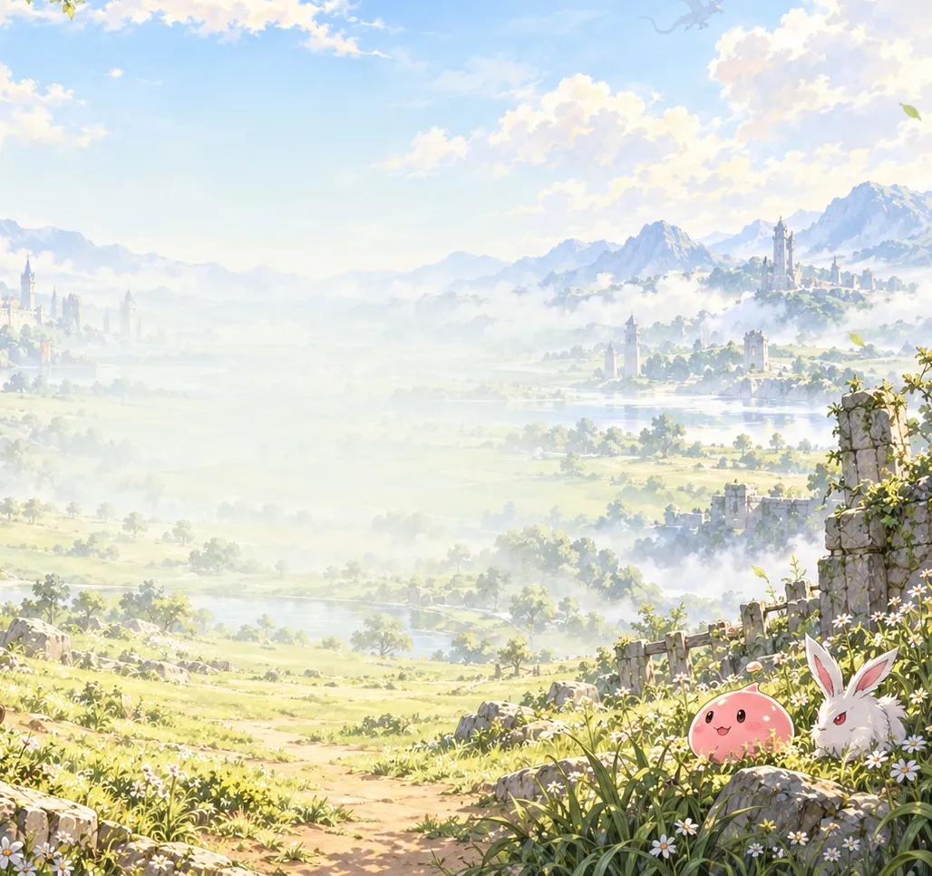 Planícies de Midgard ao amanhecer