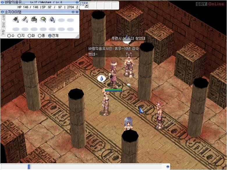 Templo da pirâmide no Ragnarok Online, 2002